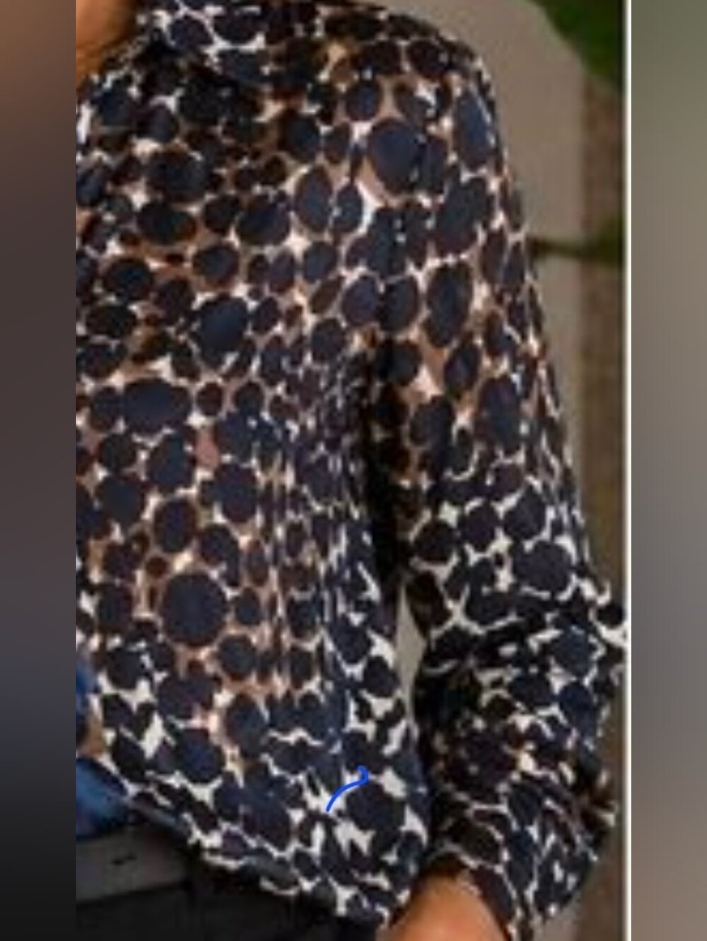 Chico's Animal Print Button-Up Blouse in Black, Brown & White